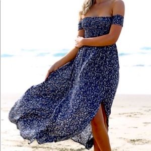 LF Navy Floral Dress